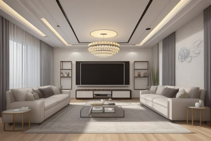 15 false ceiling design for the living room